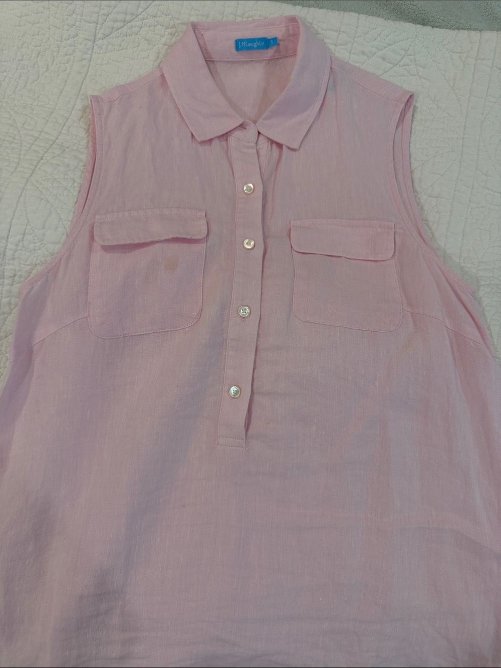 J.McLaughlin Pink linen dress